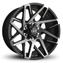 Load image into Gallery viewer, HD Offroad Canyon 20x10 -25 6x135/6x139.7mm 106.2mm Satin Black/Machined Face