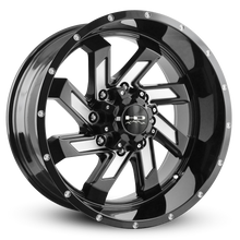 Load image into Gallery viewer, HD Offroad Saw 20x10 -25 8x180mm 124.1mm Gloss Black/Milled Face