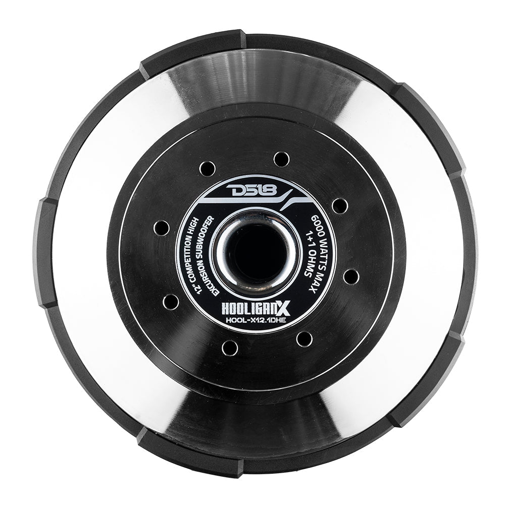 HOOLIGAN X 12" High Excursion Subwoofer 4000 Watts Rms 4" DVC 1-Ohm