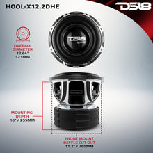 Load image into Gallery viewer, HOOLIGAN X 12" High Excursion Subwoofer 4000 Watts Rms 4" DVC 2-Ohm
