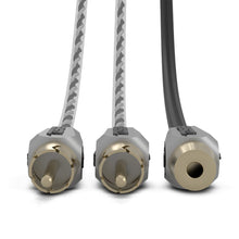 Load image into Gallery viewer, Level 3 RCA 100% Copper OFC Y Connector 1 FEMALE to 2 MALE -  BLACK / RED Kit