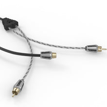 Load image into Gallery viewer, Level 3 RCA 100% Copper OFC Y Connector  2 FEMALE to 1 MALE - BLACK - RED