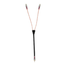 Load image into Gallery viewer, Level 3 RCA 100% Copper OFC Y Connector  2 FEMALE to 1 MALE - BLACK - RED