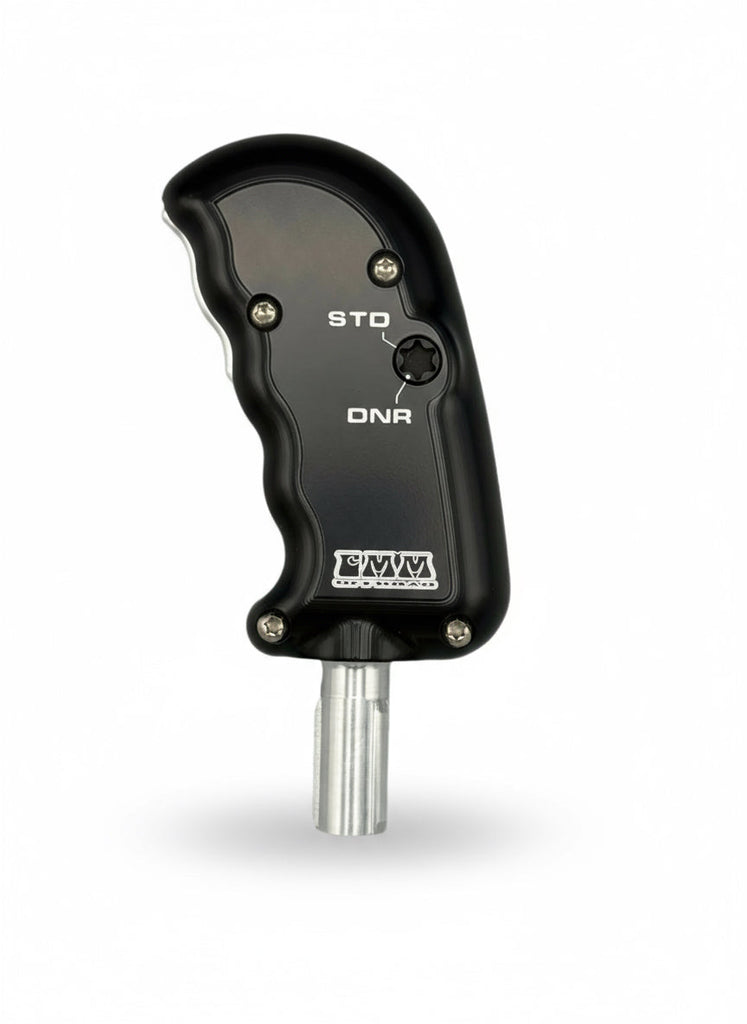 CMM Offroad Jeep center console with billet shifter installed — available from Offroad Trading Company