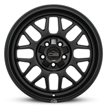 Load image into Gallery viewer, Overland Sector Hyperdrive Flow Formed 17x8.5 +25 5x108/5x114.3 73.1mm All Satin Black