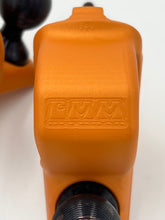 Load image into Gallery viewer, CMM Offroad close-up of orange replacement mirror mount — available from Offroad Trading Company