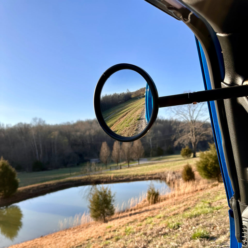 CMM Offroad Mirrors 8" Full Mirror Set CMM Offroad Jeep 8inch Breakaway Side Mirrors (Does Not Include Mirror Mounts)