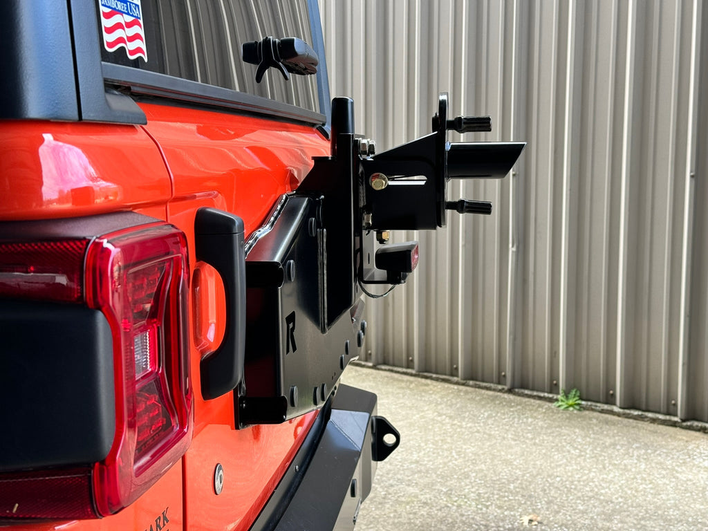Rusty's Off Road Products Rusty's Tire Carrier - 2018 and Later JL Wrangler