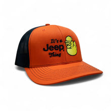 Load image into Gallery viewer, Hat - It's A Jeep Thing Duck - Orange/Black