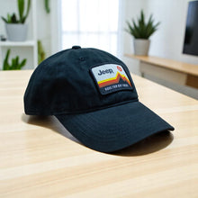 Load image into Gallery viewer, Hat - Jeep Have Fun Out There Patch Garment Washed Black
