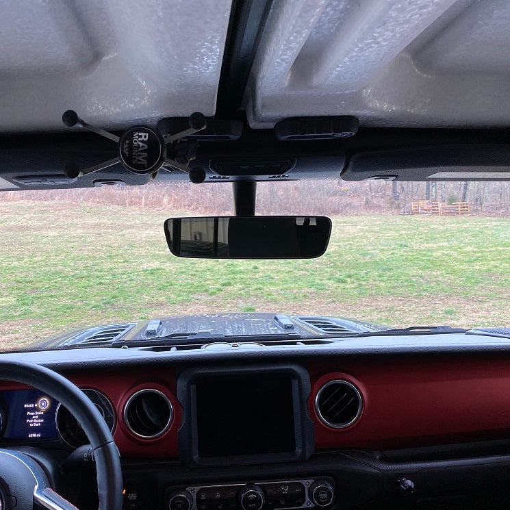 CMM Offroad JL 1" Freedom Panel Ball Mount w/ Ram Mount & X-Grip XL JL/JLU Freedom Panel Ball Mount