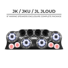 Load image into Gallery viewer, DS18 J-LOUD Jeep Wrangler JK/JKU/JL Loaded Sound Bar System, Black / White