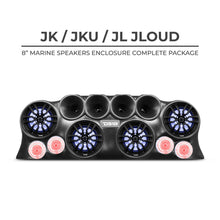 Load image into Gallery viewer, DS18 J-LOUD Jeep Wrangler JK/JKU/JL Loaded Sound Bar System, Black / White