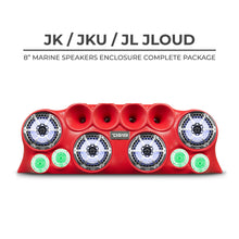Load image into Gallery viewer, DS18 J-LOUD Jeep Wrangler JK/JKU/JL Loaded Sound Bar System, Black / White
