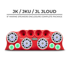 Load image into Gallery viewer, DS18 J-LOUD Jeep Wrangler JK/JKU/JL Loaded Sound Bar System, Black / White