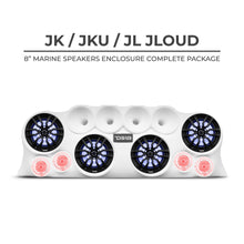 Load image into Gallery viewer, DS18 J-LOUD Jeep Wrangler JK/JKU/JL Loaded Sound Bar System, Black / White