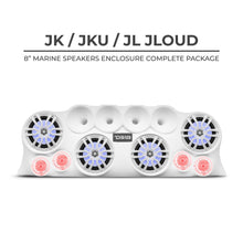 Load image into Gallery viewer, DS18 J-LOUD Jeep Wrangler JK/JKU/JL Loaded Sound Bar System, Black / White