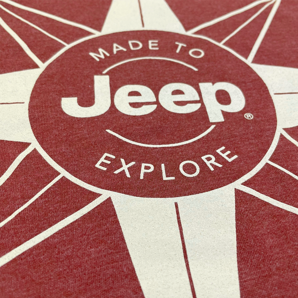 Mens T-Shirt Jeep® Compass - Spice Heather
