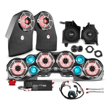 Load image into Gallery viewer, Jeep JL Wrangler 2018–2023 Complete Audio Package – Loaded Sound Bar, Dash Enclosures, Subwoofers &amp; Amplifier