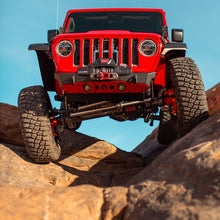 Load image into Gallery viewer, Powdercoat Nighthawk Front Bumper with Aluminum Skid for JK, JL, and JT - Black Powdercoat Artec Industries