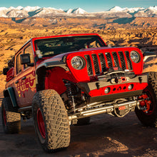 Load image into Gallery viewer, Artec Industries Front Bumpers Powdercoat Nighthawk Front Bumper with Aluminum Skid for JK, JL, and JT - Black Powdercoat Artec Industries - JJ8015