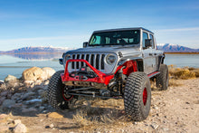 Load image into Gallery viewer, Artec Industries Front Bumpers Bare Steel Nighthawk Mid-tube Stinger Front Bumper with Aluminum Skid for JK, JL, and JT - Bare Steel Artec Industries - JJ8030