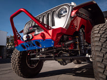 Load image into Gallery viewer, Artec Industries Front Bumpers Bare Steel Nighthawk Mid-tube Stinger Front Bumper with Aluminum Skid for JK, JL, and JT - Bare Steel Artec Industries - JJ8030