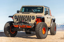 Load image into Gallery viewer, Artec Industries Front Bumpers Powdercoat Nighthawk Mid-tube Stinger Front Bumper with Aluminum Skid for JK, JL, and JT - Black Powdercoat Artec Industries - JJ8045