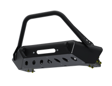Load image into Gallery viewer, 07-Up Jeep Wranger/Gladiator High Clearance Front Bumper With Hoop Powdercoat Black Steel