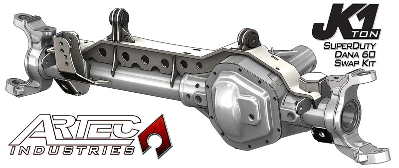 Artec Industries Axle Truss JK 1 Ton Superduty 99-04 Front Dana 60 Swap Kit W/Daystar Bushings Artec Industries - JK6031
