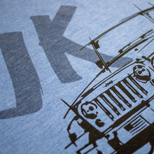 Load image into Gallery viewer, Mens T-Shirt Jeep® JK Wrangler - LDD Series - Triblend Lake Blue