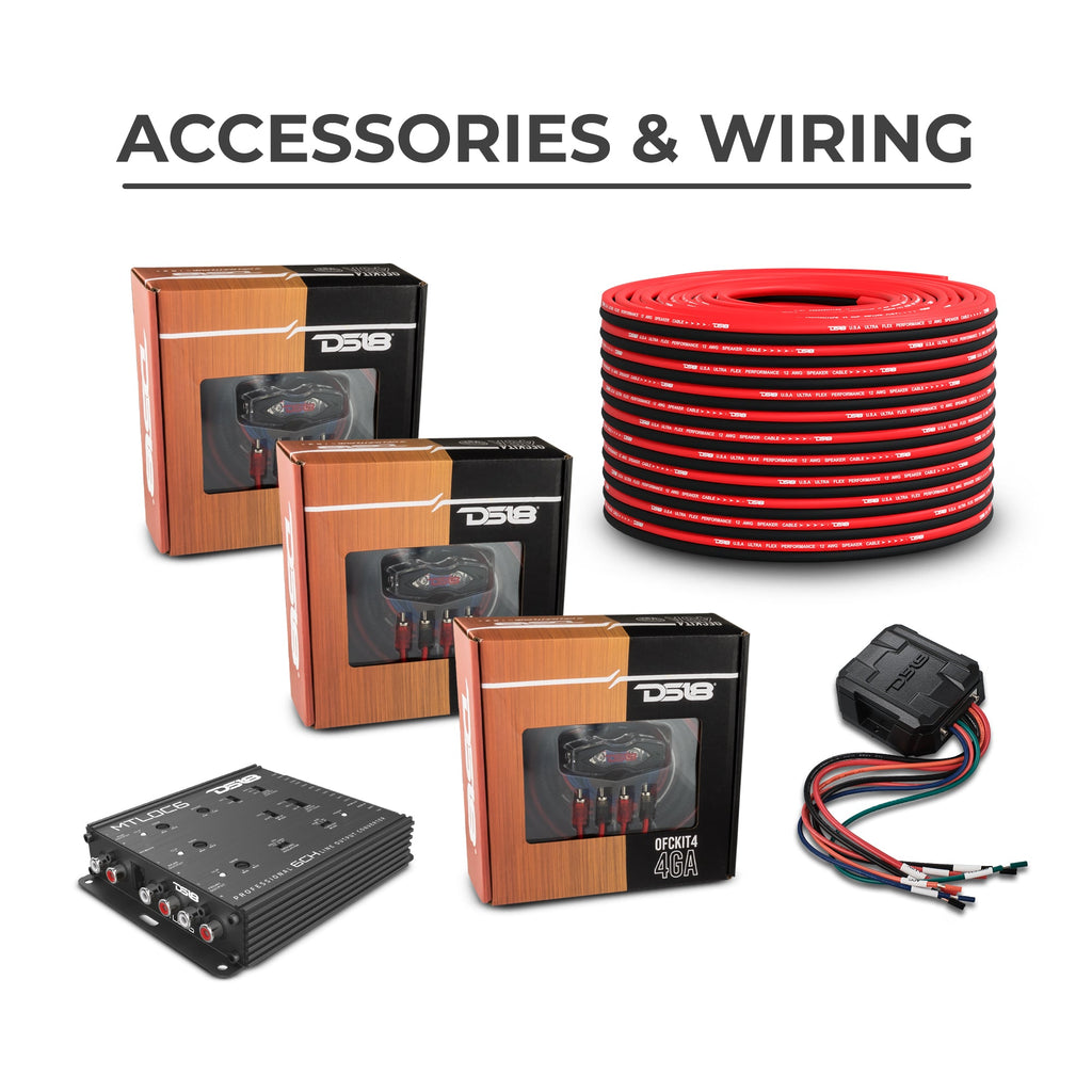 Jeep JKU 2007-2018 Ultimate Package – Loaded Sound Bar, Door Panels, Tailgate Subwoofers & Amplifiers
