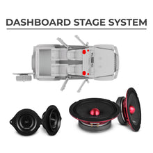 Load image into Gallery viewer, Jeep JKU 2007-2018 Ultimate Package – Loaded Sound Bar, Door Panels, Tailgate Subwoofers &amp; Amplifiers