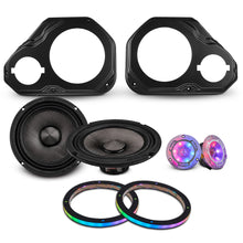 Load image into Gallery viewer, Jeep JL/JLU/JT Front Door Speaker Panels Package - Long Armrest