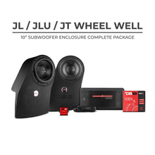 Load image into Gallery viewer, DS18 JL/JLU Exclusive Wheel Well Subwoofer Enclosure Package