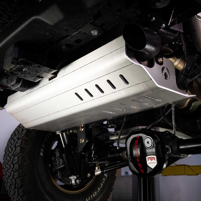 Artec Industries Gas Tank Skid Plate JLU Def Skid - 4 Door 3.0L Diesel Aluminum Artec Industries - JL4110