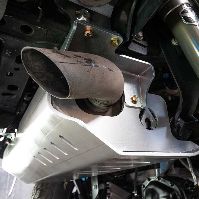 Artec Industries Gas Tank Skid Plate JLU Def Skid - 4 Door 3.0L Diesel Aluminum Artec Industries - JL4110