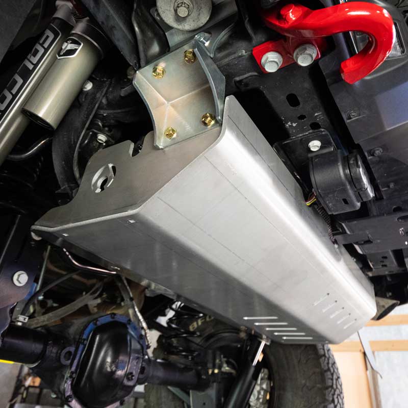 Artec Industries Gas Tank Skid Plate JLU Def Skid - 4 Door 3.0L Diesel Aluminum Artec Industries - JL4110