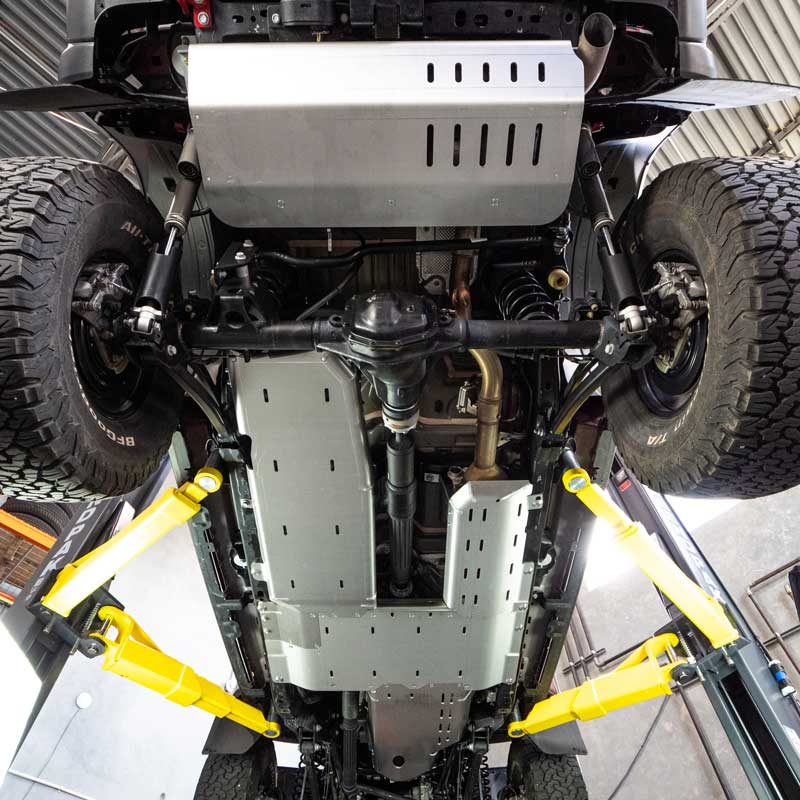 Artec Industries Gas Tank Skid Plate JLU Def Skid - 4 Door 3.0L Diesel Aluminum Artec Industries - JL4110