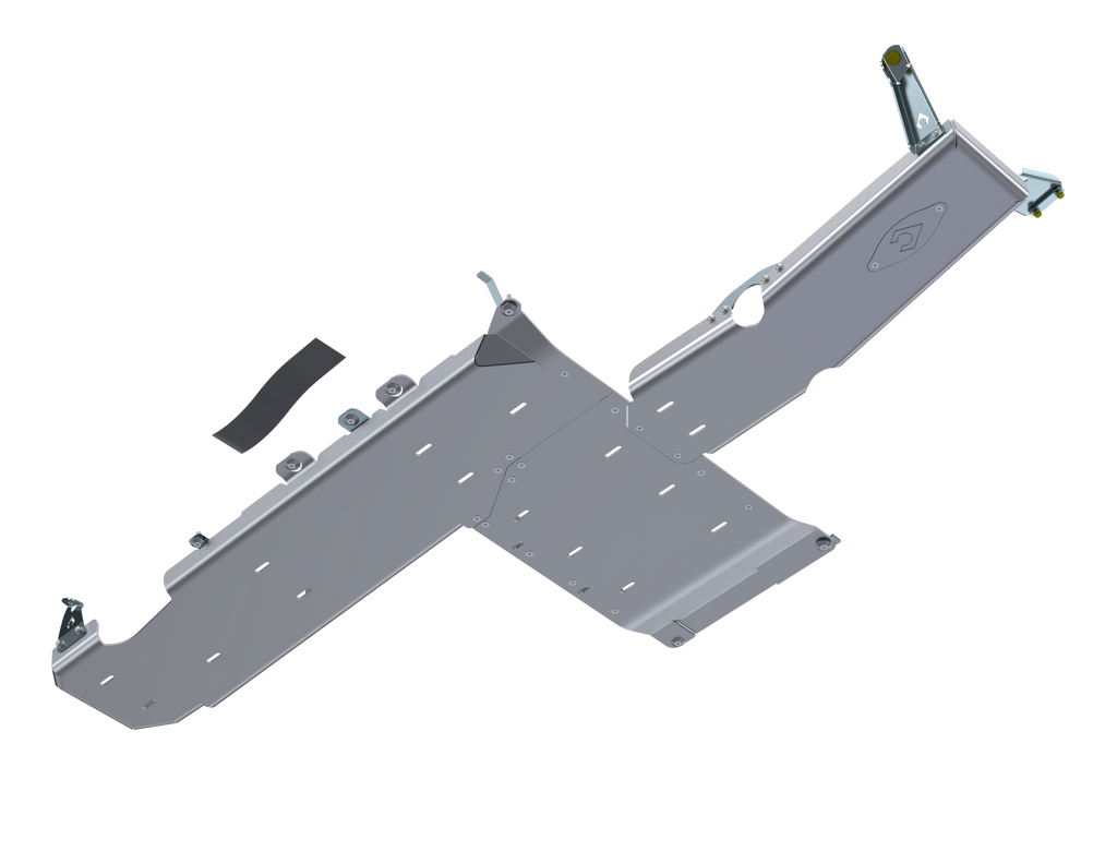 Artec Industries Transfer Skid Plate Armor JLU Full Bellypan - 4 Door 392 Hemi Aluminum Artec Industries - JL4112