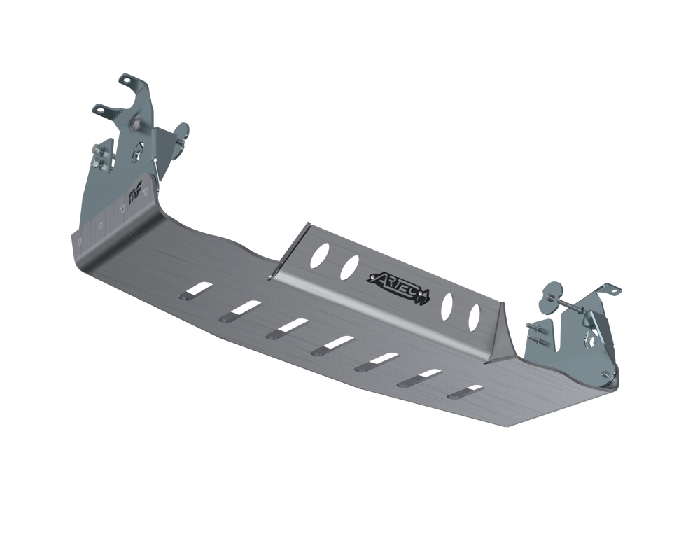 Artec Industries Muffler Skid Plate JLU Magnaflow Muffler and Tip Skid - 4 Door 392 Hemi Aluminum Artec Industries - JL4120