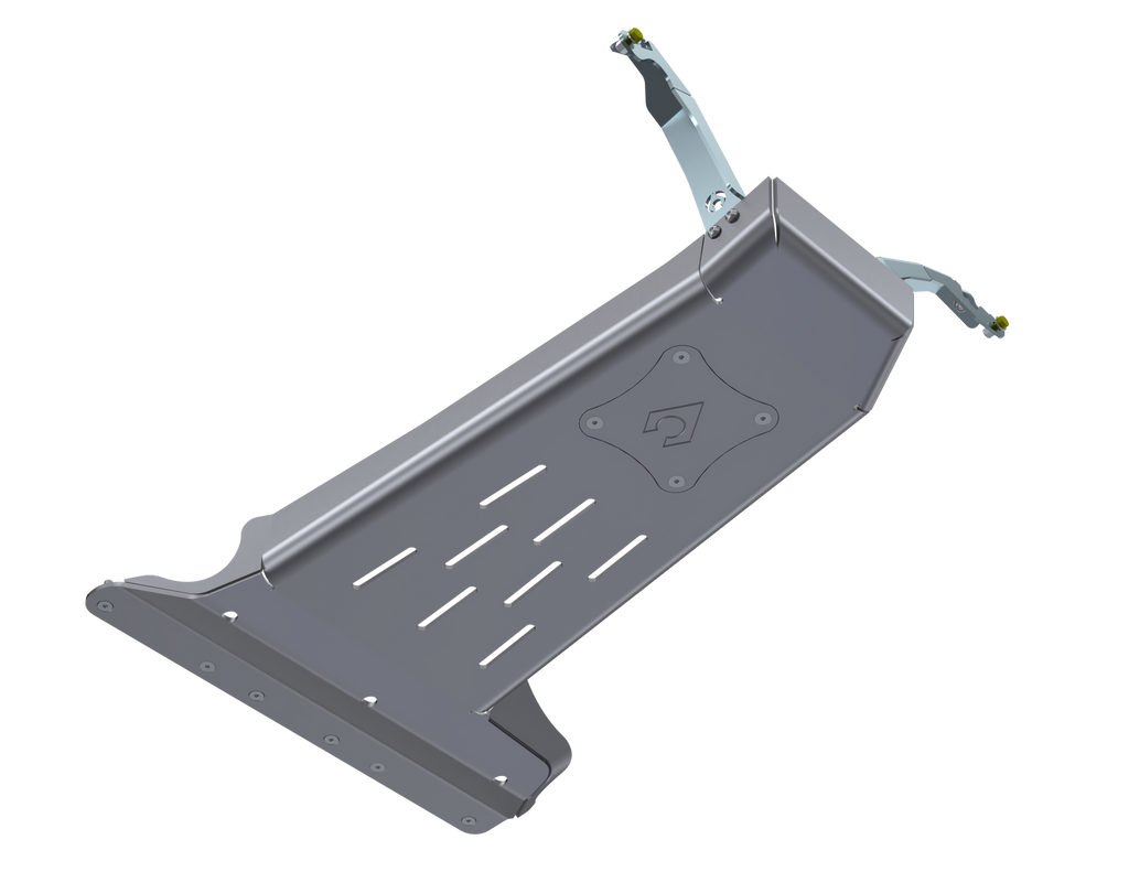 Artec Industries Oil Pan Skid Plates JLU Oil Skid Only With Oil Door - 4 Door 392 Hemi Aluminum Artec Industries - JL4122