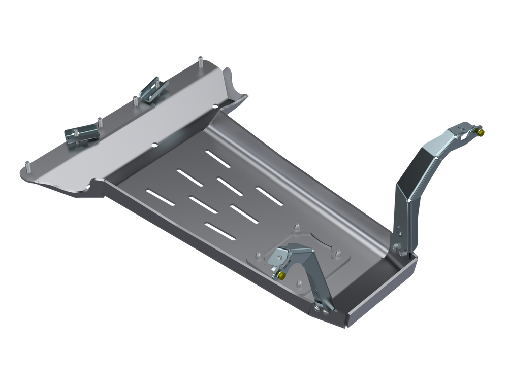 Artec Industries Oil Pan Skid Plates JLU Oil Skid Only With Oil Door - 4 Door 392 Hemi Aluminum Artec Industries - JL4122