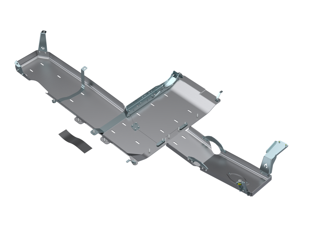 Artec Industries Transfer Skid Plate Armor JLU Full Bellypan With Oil Door - 4 Door 3.6L Aluminum 18-20 Artec Industries - JL4161