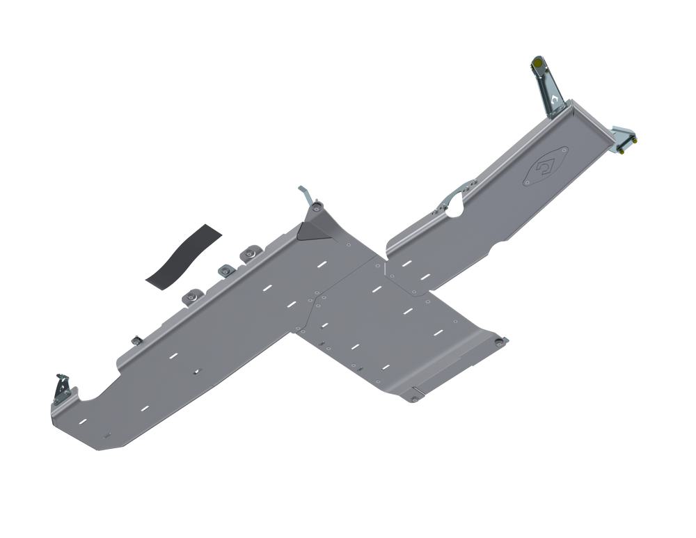 Artec Industries Transfer Skid Plate Armor JLU Full Bellypan With Oil Door - 4 Door 3.6L Aluminum 18-20 Artec Industries - JL4161