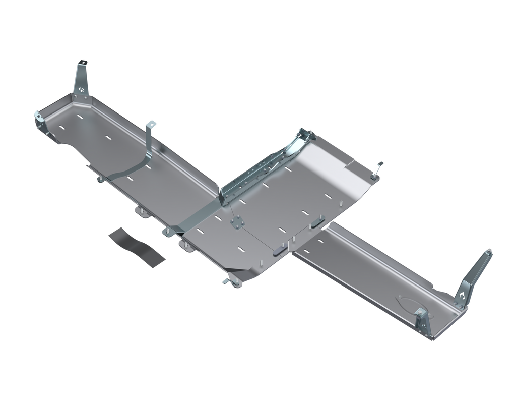 Artec Industries Transfer Skid Plate Armor JLU Full Bellypan With Oil Door - 4 Door 2.0L Aluminum 18-Present Artec Industries - JL4162