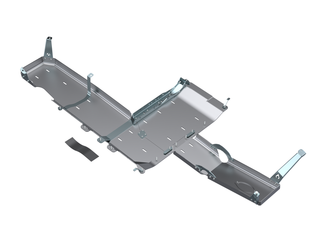 Artec Industries Transfer Skid Plate Armor JLU Full Bellypan With Oil Door - 4 Door 3.6L Aluminum 21-Present Artec Industries - JL4164