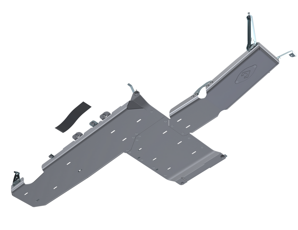 Artec Industries Transfer Skid Plate Armor JLU Full Bellypan With Oil Door - 4 Door 3.6L Aluminum 21-Present Artec Industries - JL4164