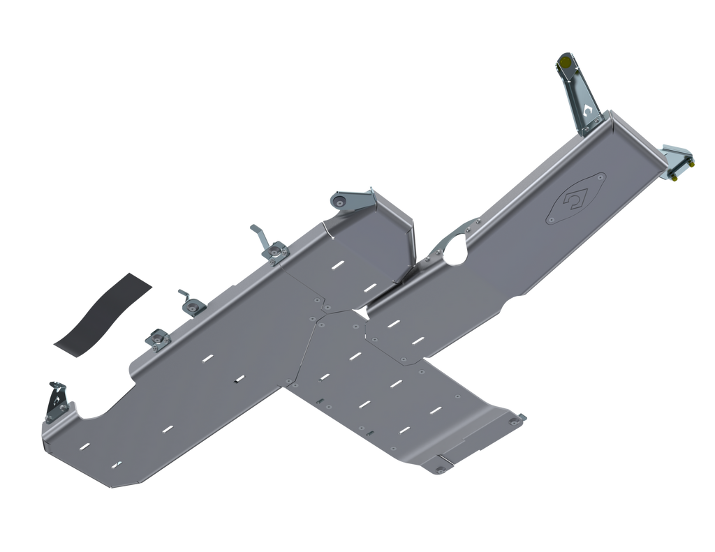 Artec Industries Transfer Skid Plate Armor JL Full Bellypan With Oil Door - 2 Door 3.6L Aluminum 18-20 Artec Industries - JL4166