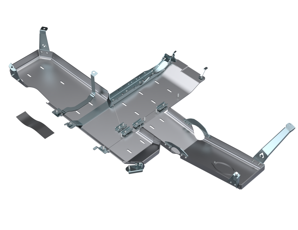 Artec Industries Transfer Skid Plate Armor JL Full Bellypan With Oil Door - 2 Door 3.6L Aluminum 21-Present Artec Industries - JL4167